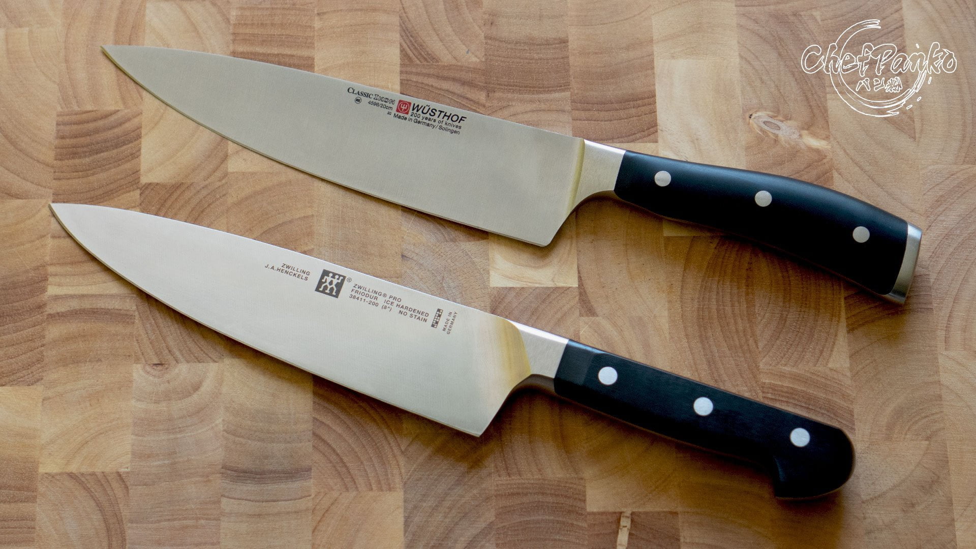 The length of a kitchen knife ChefPanko