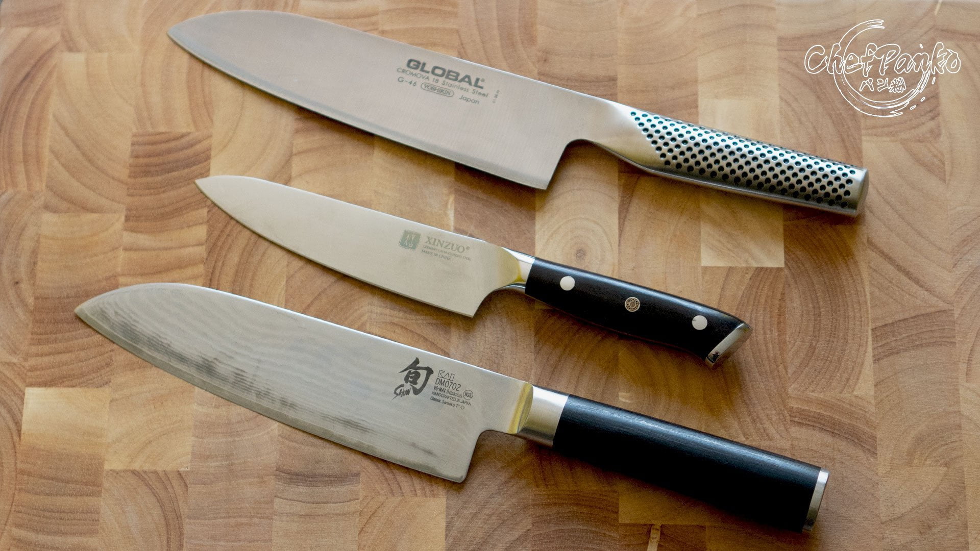 The length of a kitchen knife ChefPanko