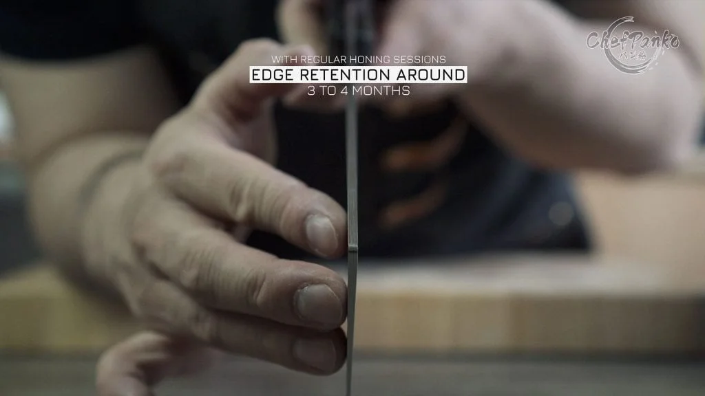 Edge Retention/ spine shot