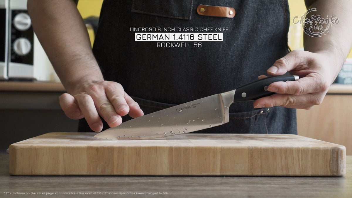 Linoroso Chef Knife Review (FullBolster) ChefPanko