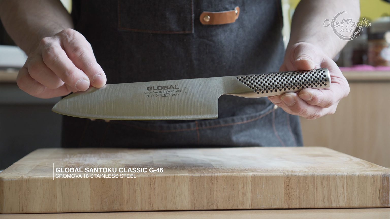 Global Santoku Knife Review G46 Classic 18cm (7 inches) ChefPanko