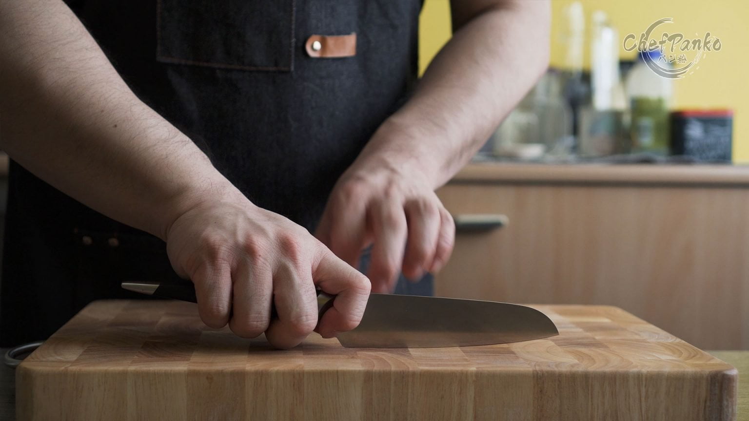 Linoroso Santoku Knife Review Mako Series ChefPanko