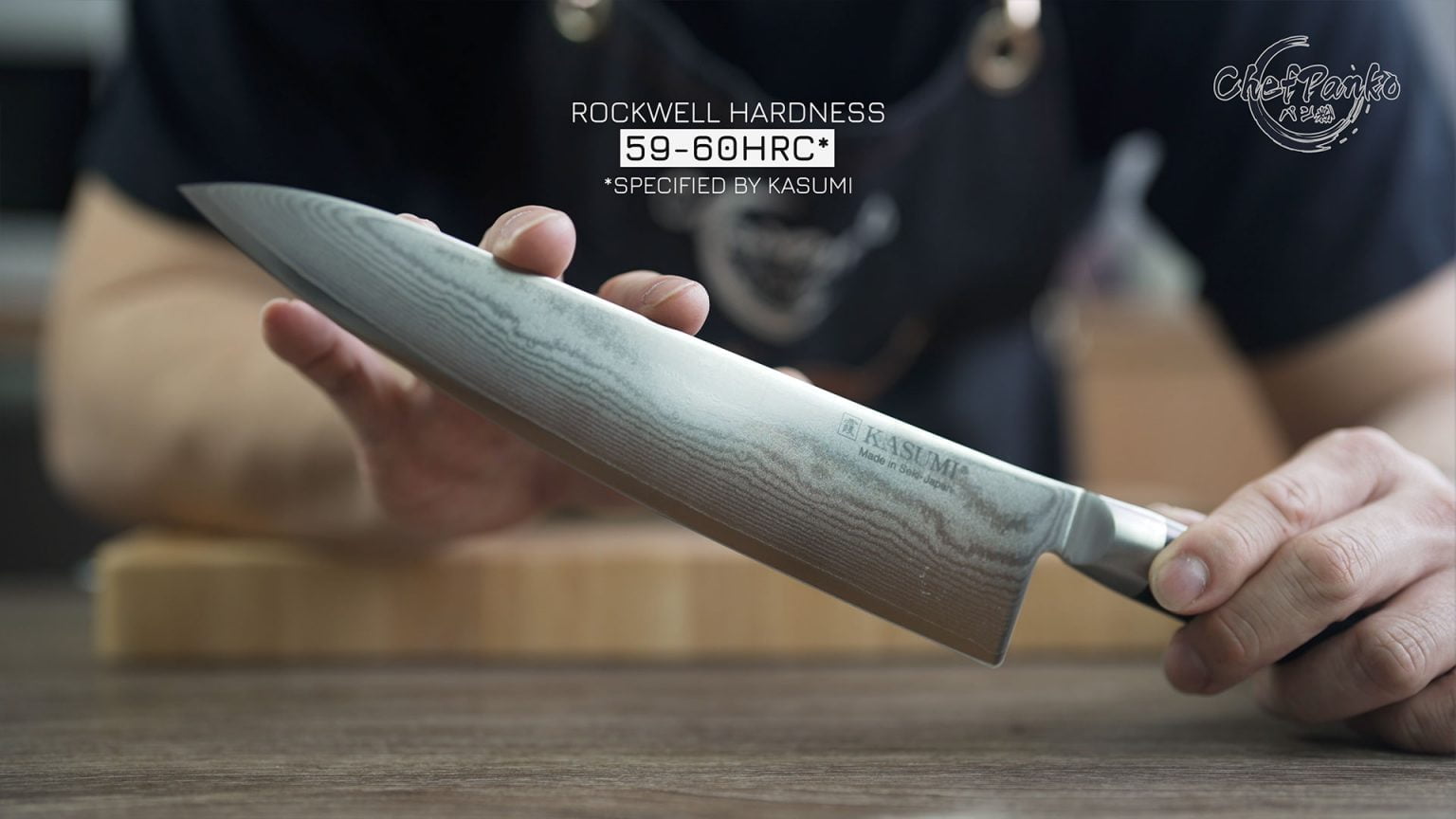 Kasumi Chef's Knife VG10 Review 240mm Made in Seki Japan ChefPanko