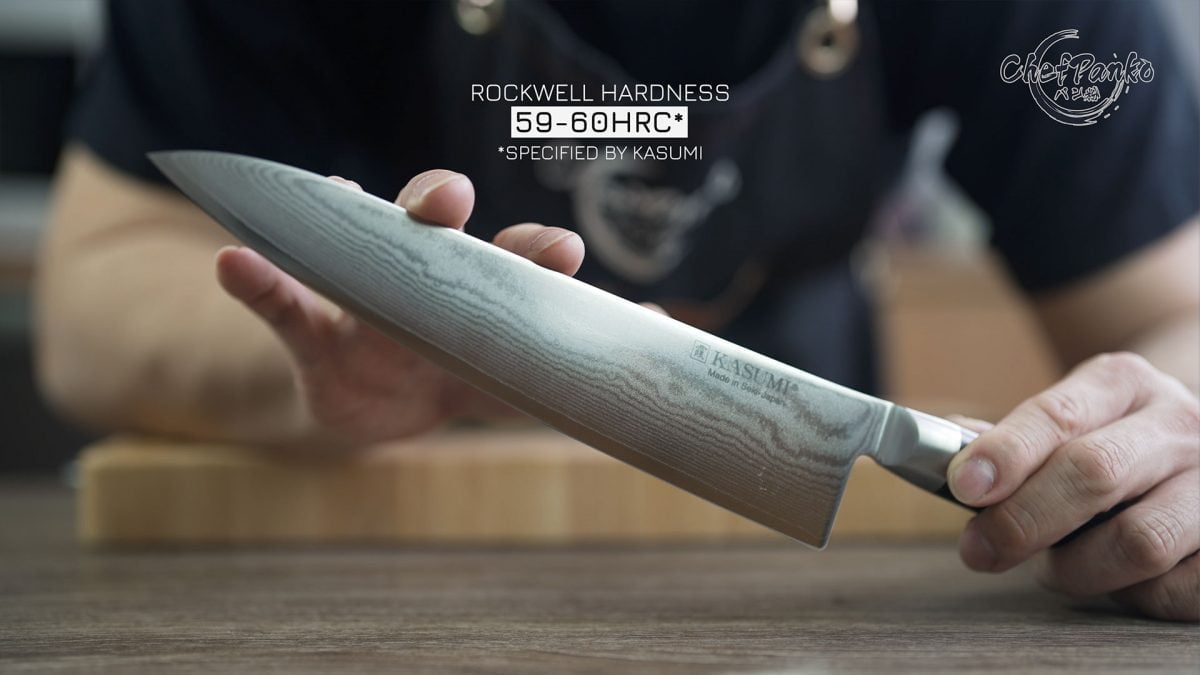 Kasumi Chef's Knife VG10 Review 240mm Made in Seki Japan ChefPanko
