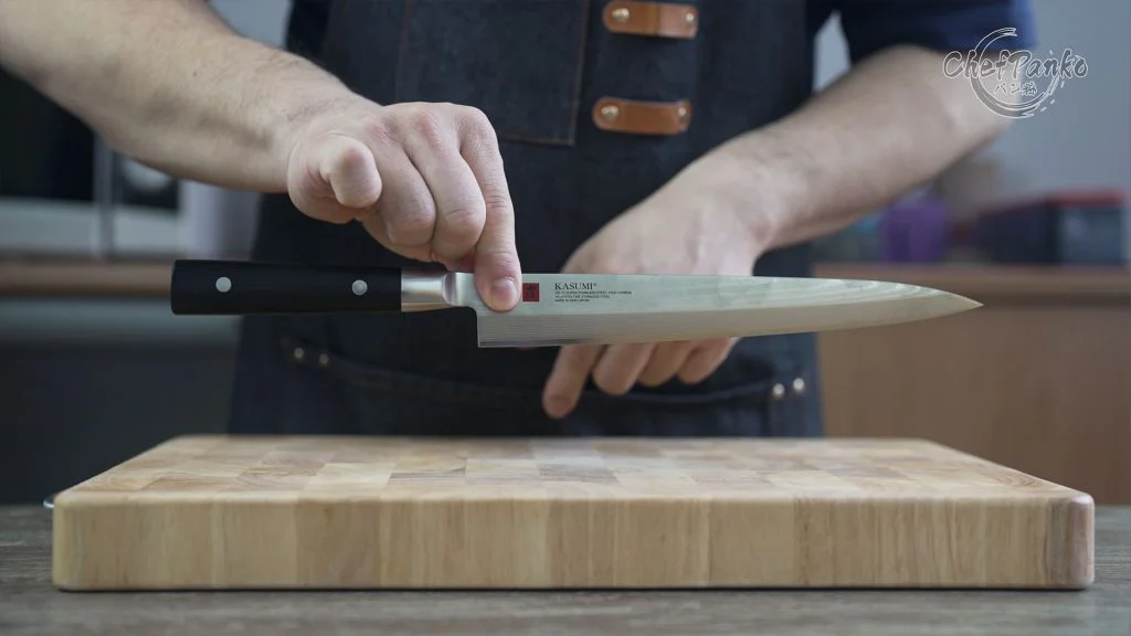 Kasumi Yanagiba VG10 Review 24cm - Kasumi Knife Made in Seki Japan