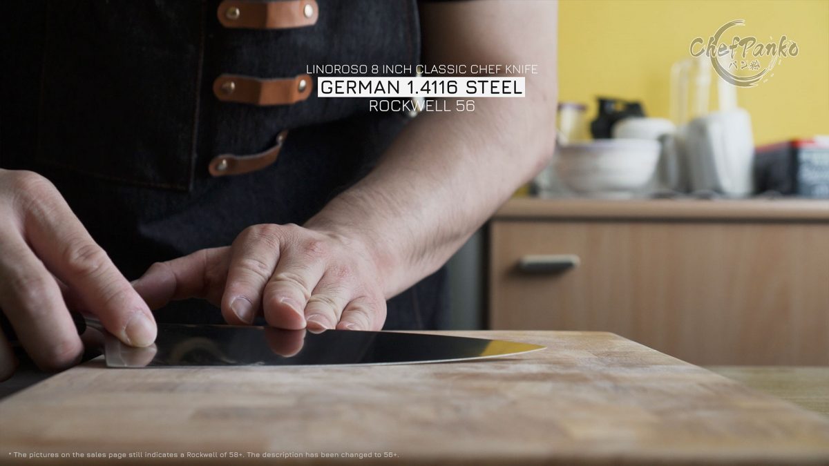 Linoroso Chef Knife Review (FullBolster) ChefPanko