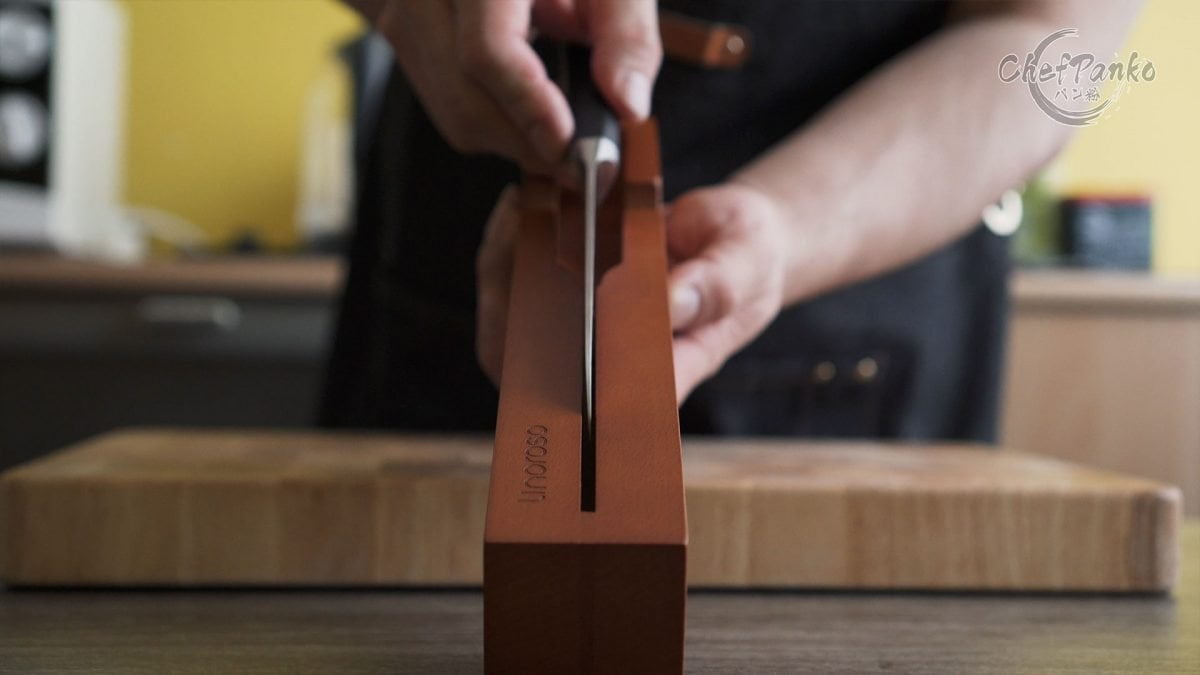 Linoroso Santoku Knife Review Mako Series ChefPanko