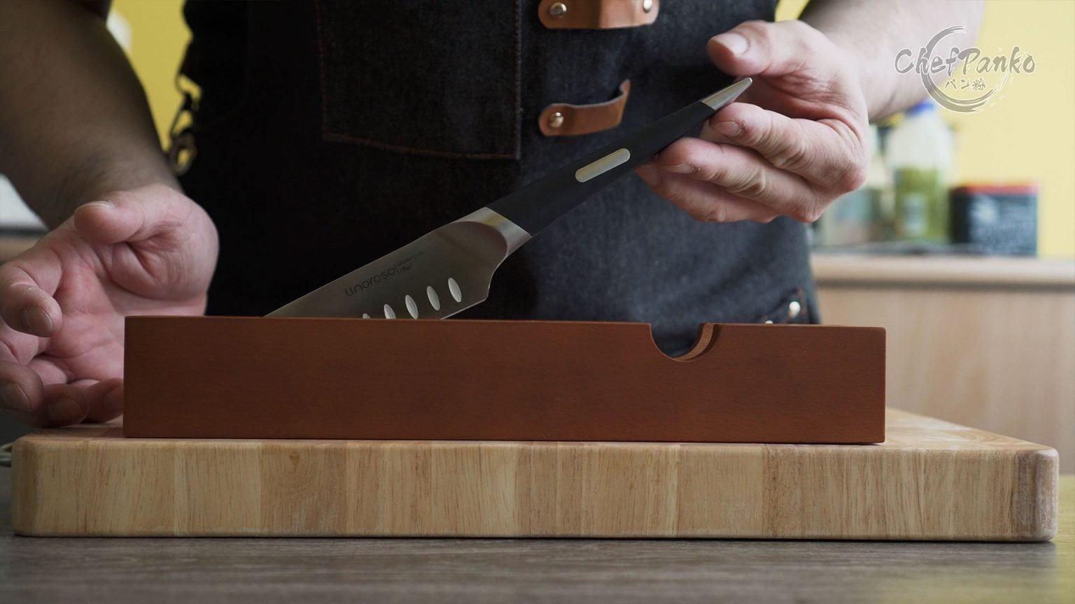 Linoroso Santoku Knife Review Mako Series ChefPanko