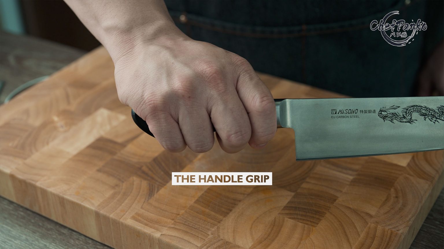 How to hold your Chef's Knife Knife Gripping Styles ChefPanko