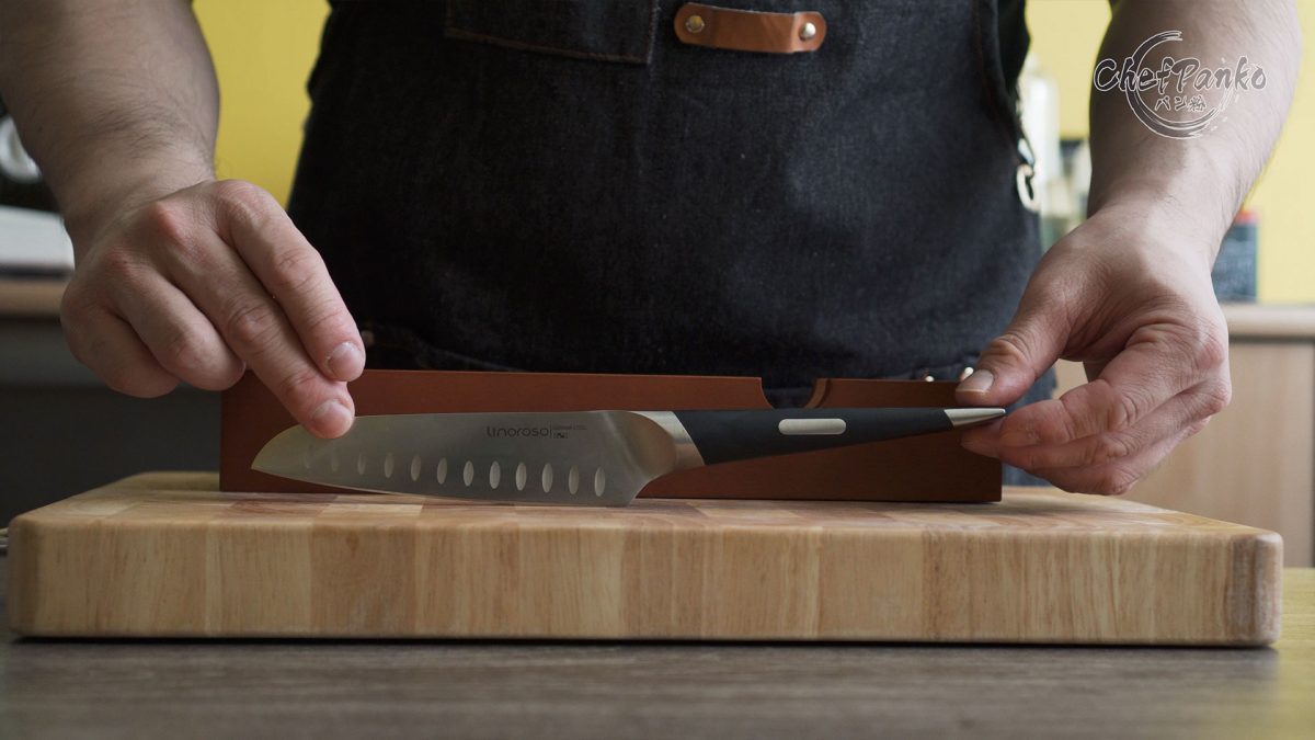 Linoroso Santoku Knife Review Mako Series ChefPanko