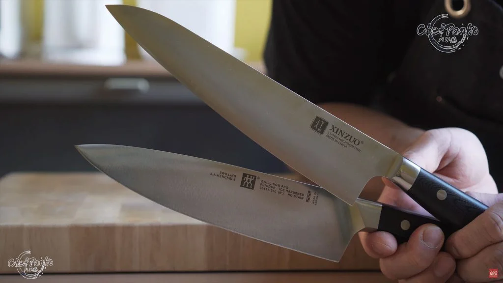 Xinzuo Chef Knife Review 440C Steel - Gyuto - ChefPanko