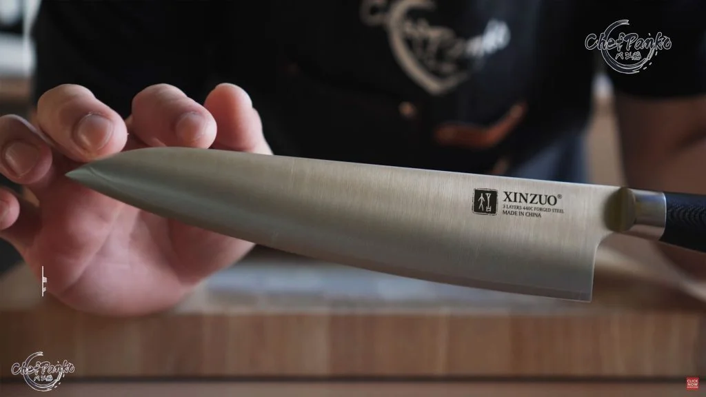 Xinzuo Chef Knife Review 440C Steel - Gyuto - ChefPanko