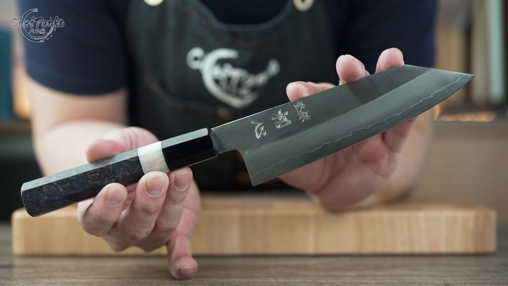 Satoshi Nakagawa Bunka with Custom Handle from Tokushu Knife