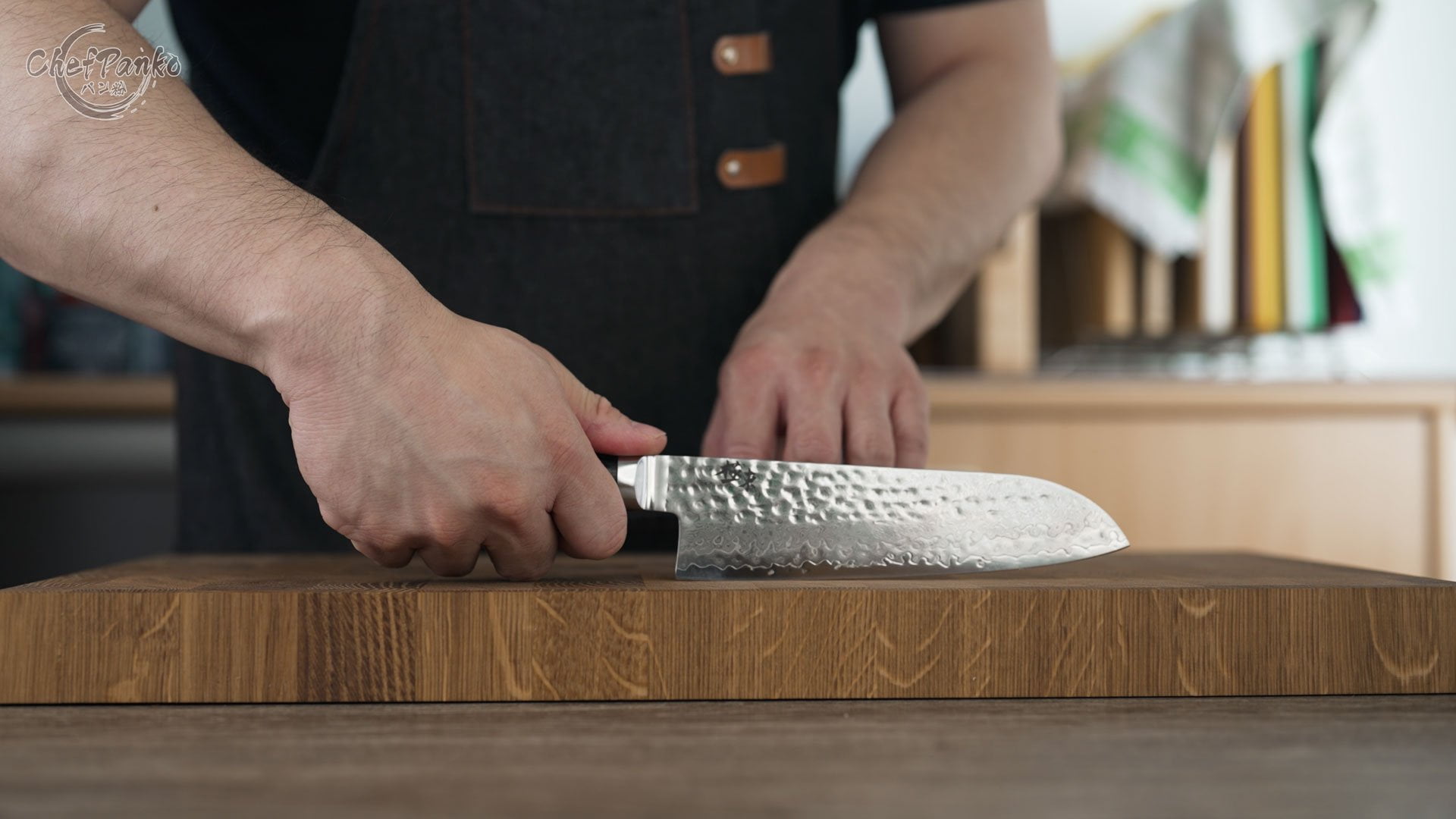 Dongsun Kyokuto Santoku Knife Review ChefPanko