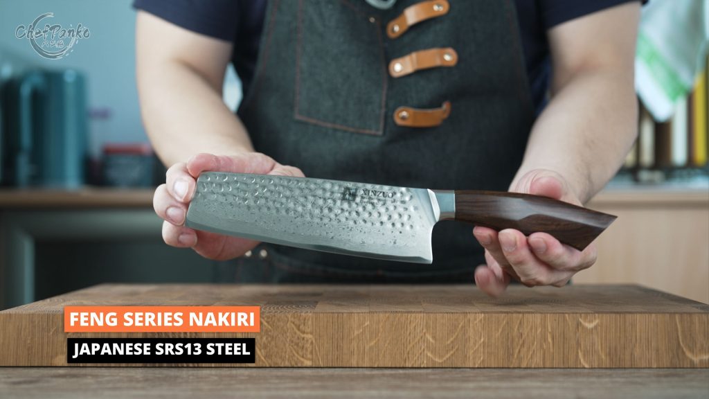 Xinzuo Feng Series Nakiri Knife with Japanese SRS13 Steel